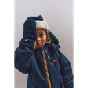 Bonnet en polaire Bravo Classic navy multi mix - Liewood ★