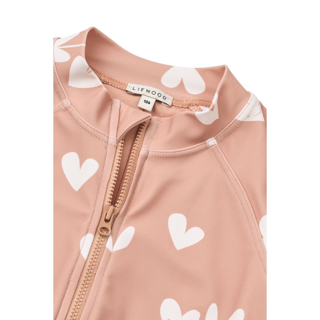 Combinaison de natation ML Max Sweathearts Pale Tuscany - Liewood ★