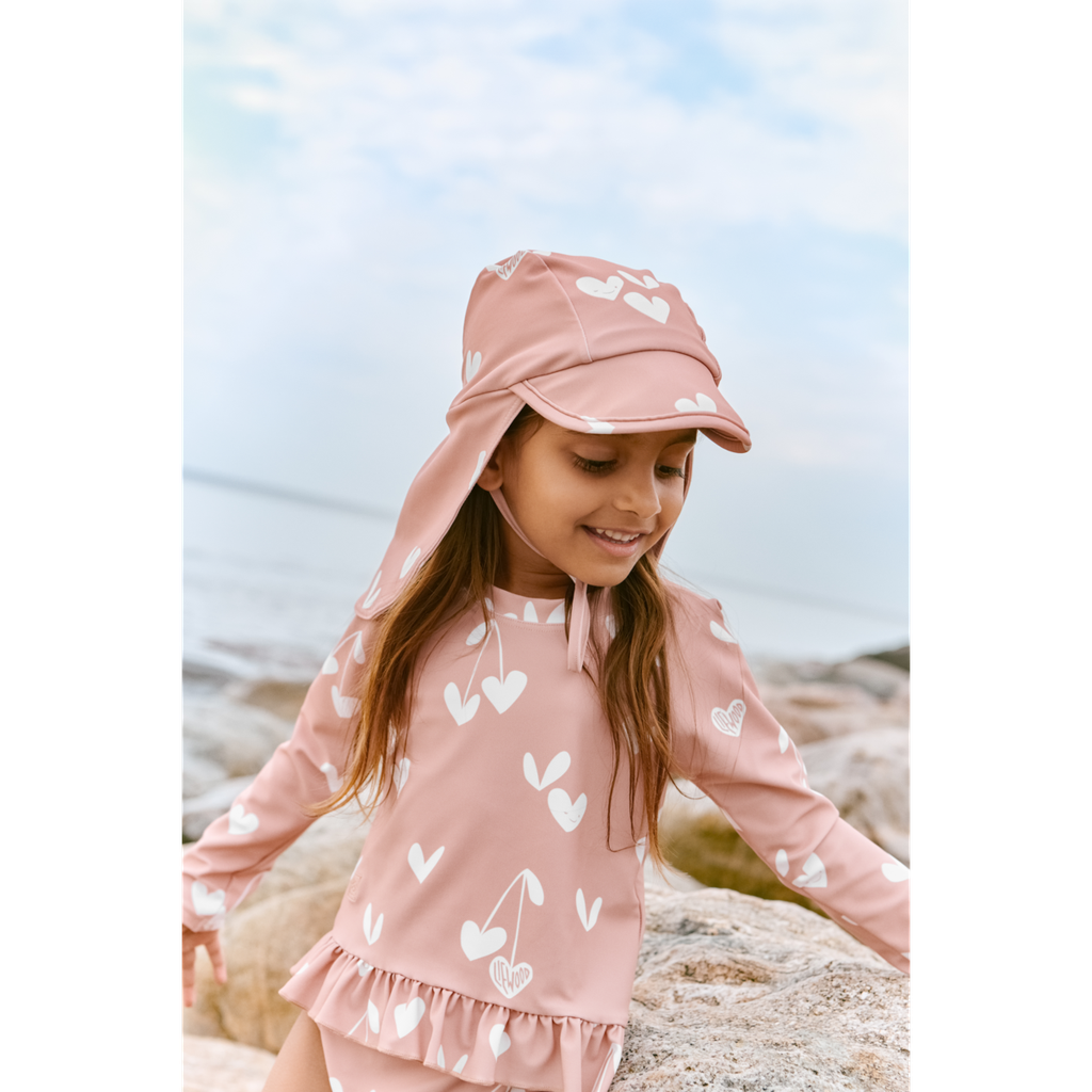 Casquette de natation Cécilia Sweathearts Pale Tuscany - Liewood ★