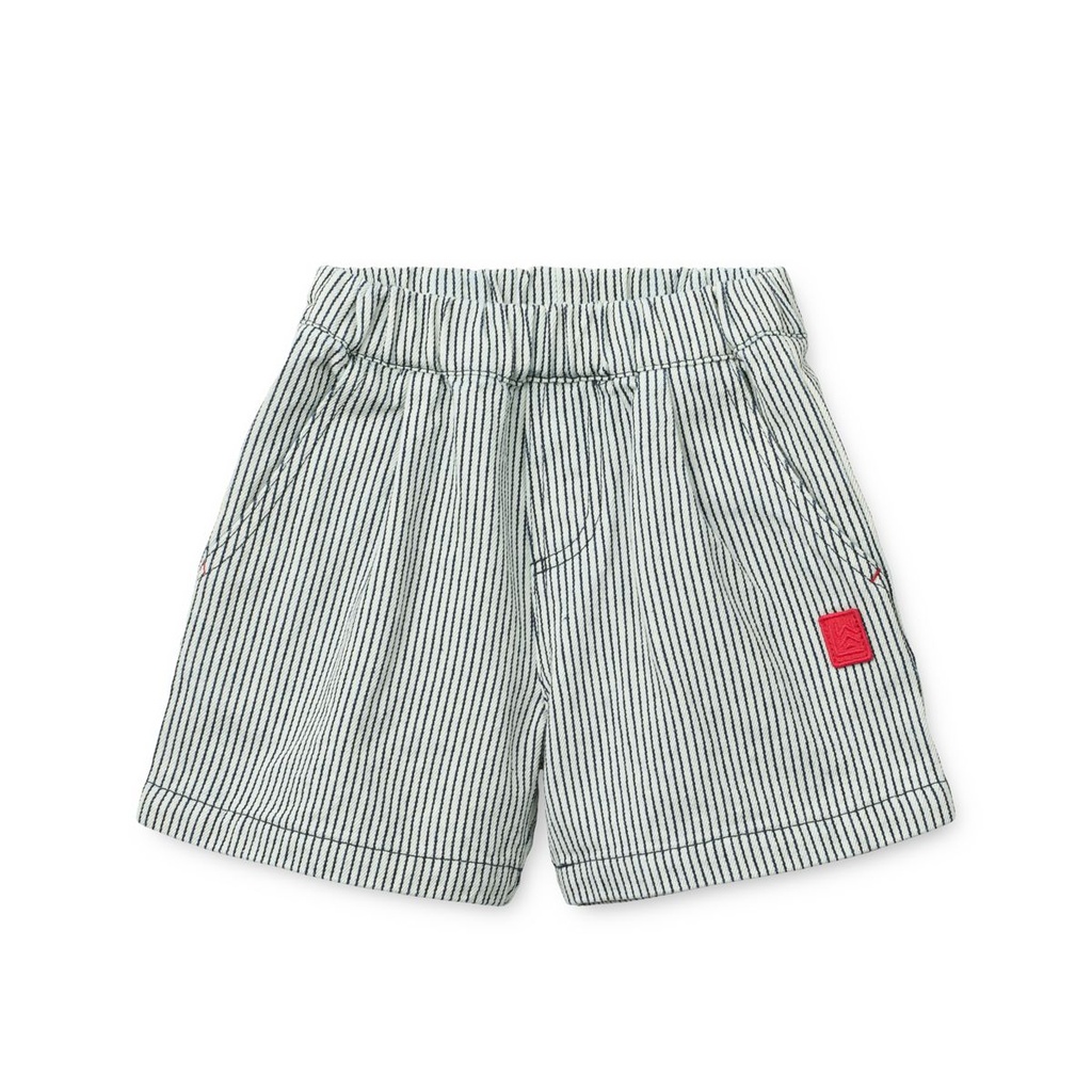 Short Borrisa Stripe Classic navy Crème de la crème  - Liewood ★