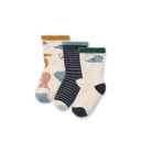 Ensemble de 3 Chaussettes Anti-Dérapantes Eloy Dino Multi Mix - Liewood ★