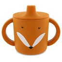 Gobelet d'apprentissage en silicone bec verseur Mr Fox - Trixie ★