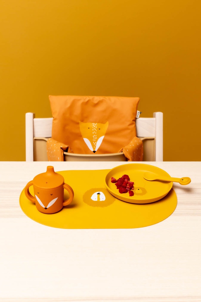 Gobelet d'apprentissage en silicone bec verseur Mr Fox - Trixie ★