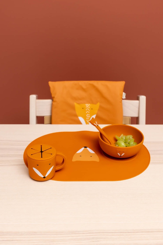 Duo de cuillères en silicone Mr Fox - Trixie ★
