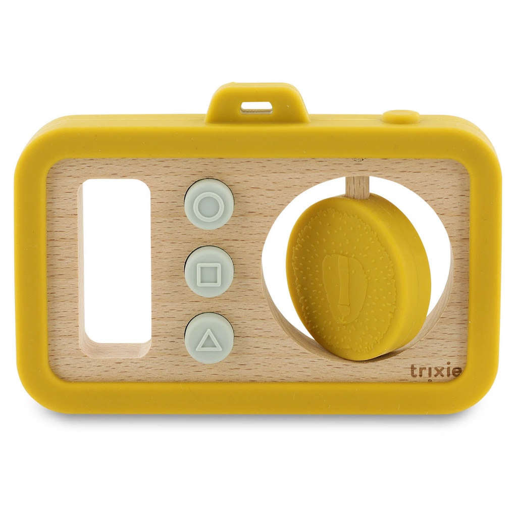 Appareil photo bébé en bois et silicone Mr Lion - Trixie ★