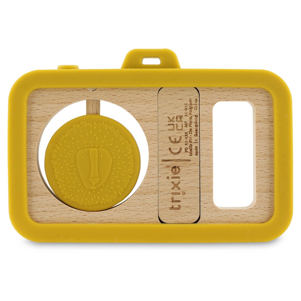 Appareil photo bébé en bois et silicone Mr Lion - Trixie ★