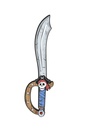 Epée pirate Captaine Skully EVA - Great Pretenders ★