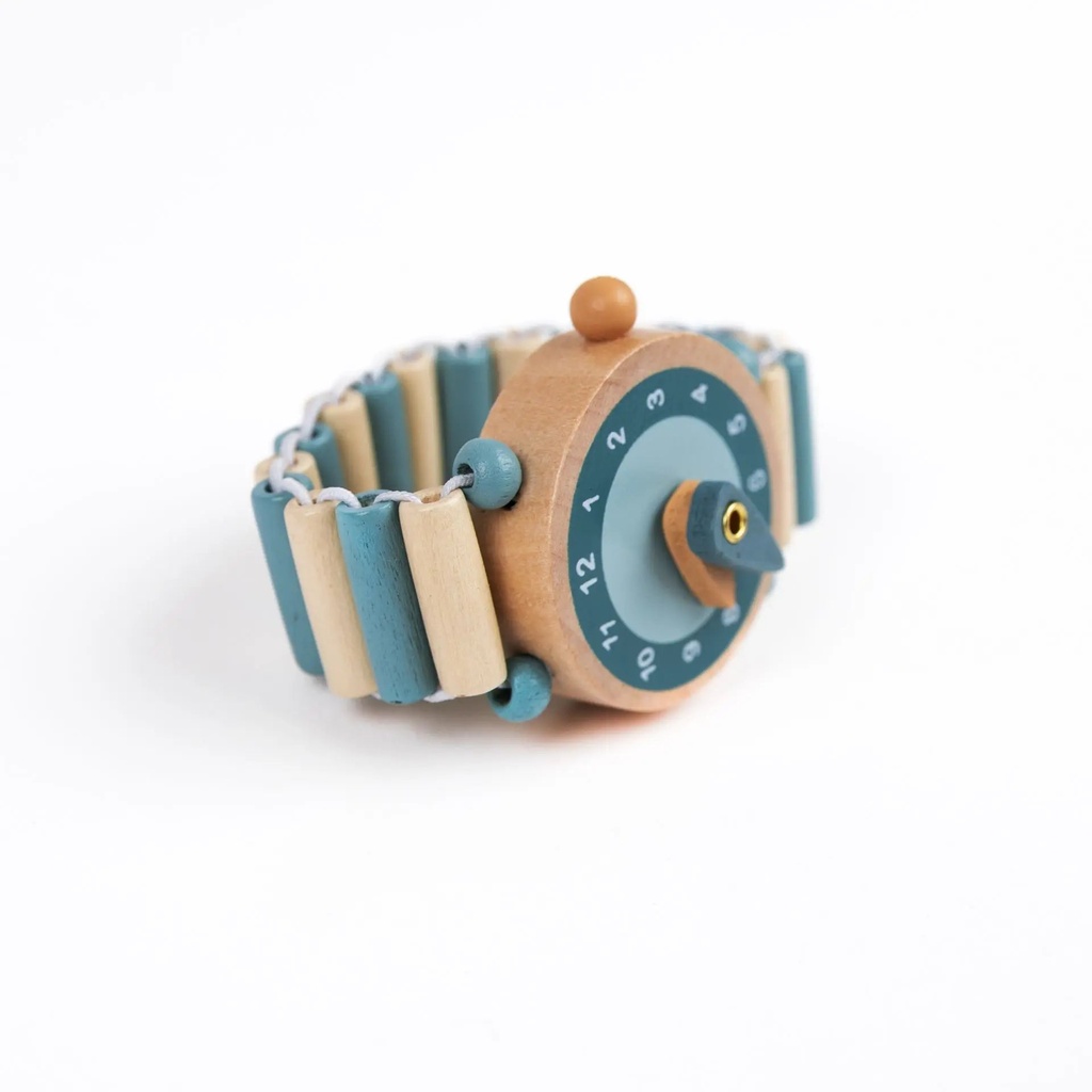 Montre en bois Jack Bleu - Egmont Toys ★