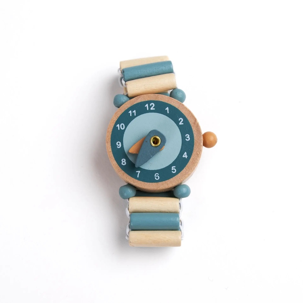 Montre en bois Jack Bleu - Egmont Toys ★