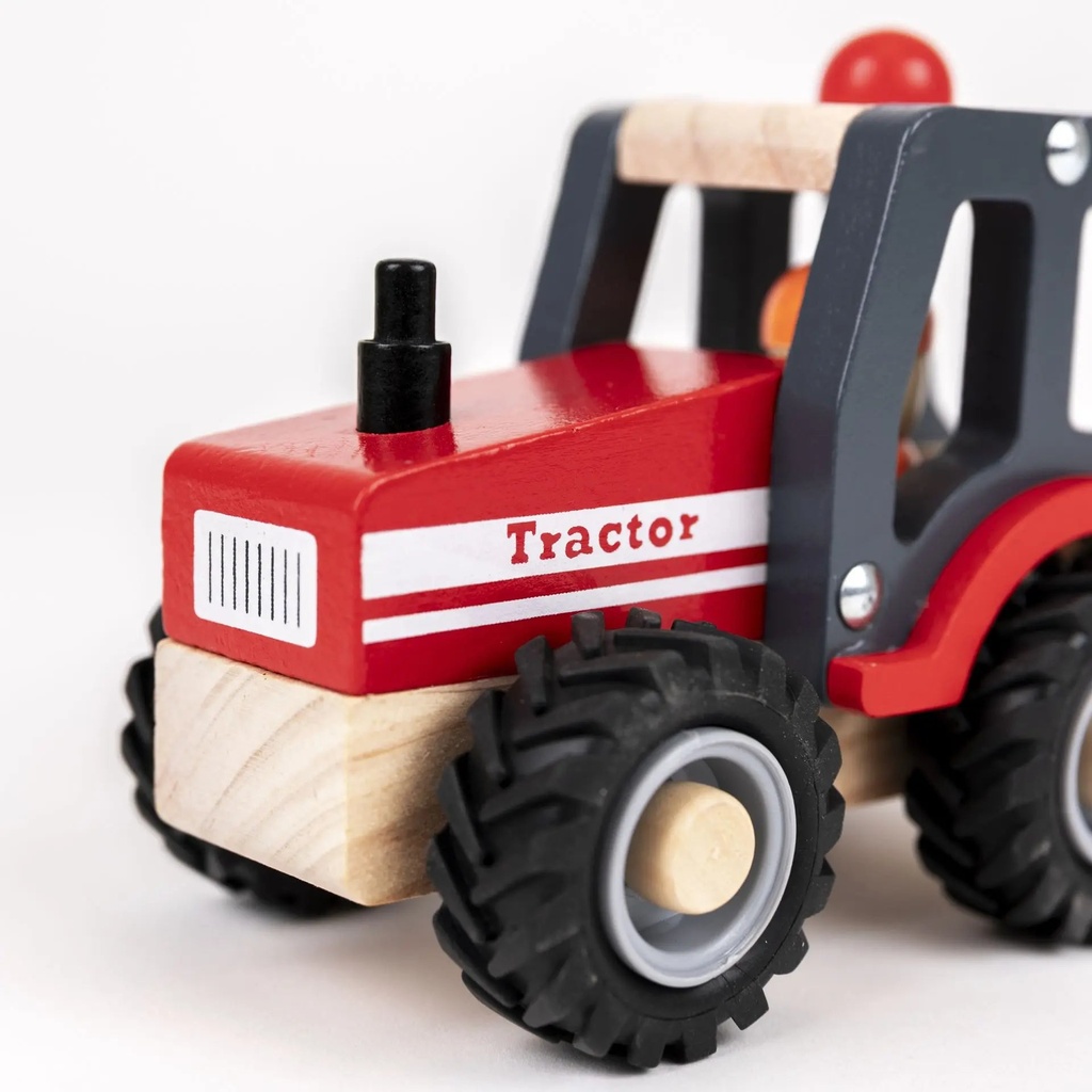 Tracteur en bois - Egmont Toys ★