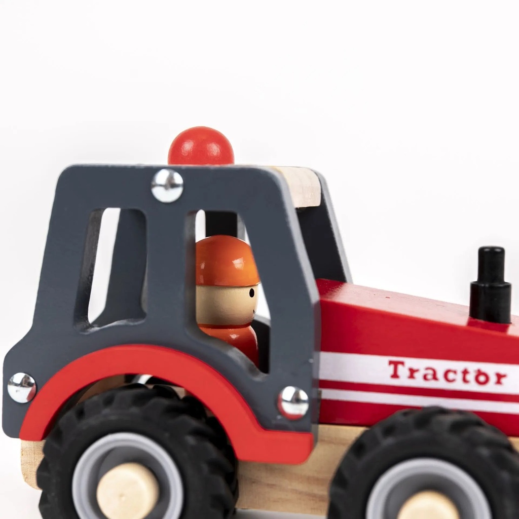 Tracteur en bois - Egmont Toys ★