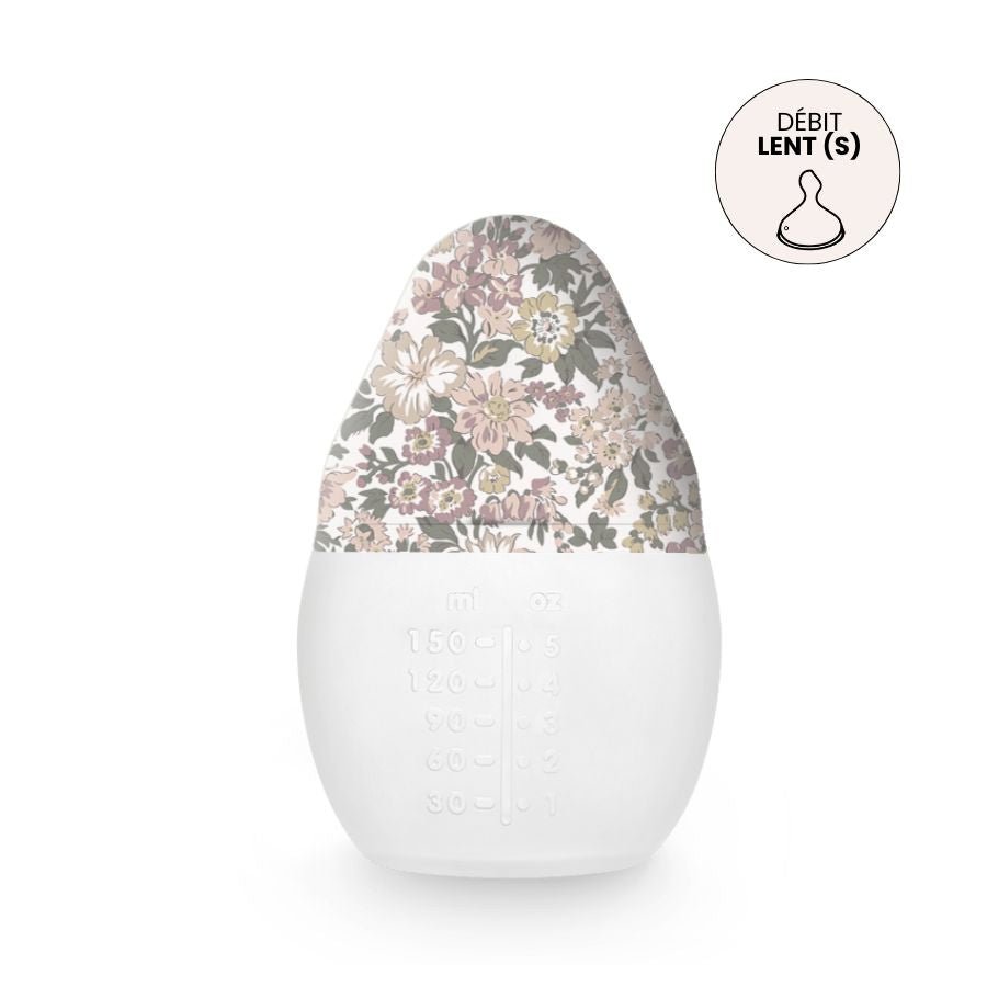 Biberon Anti-colique En Silicone BibRond 150ml Collection Liberty Johanna Louise Sand - Elhée ★