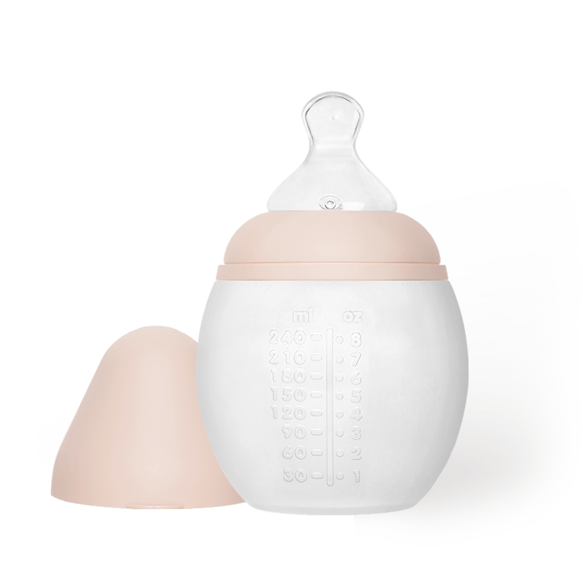 Biberon Anti-colique En Silicone BibRond 240ml Nude - Elhée ★