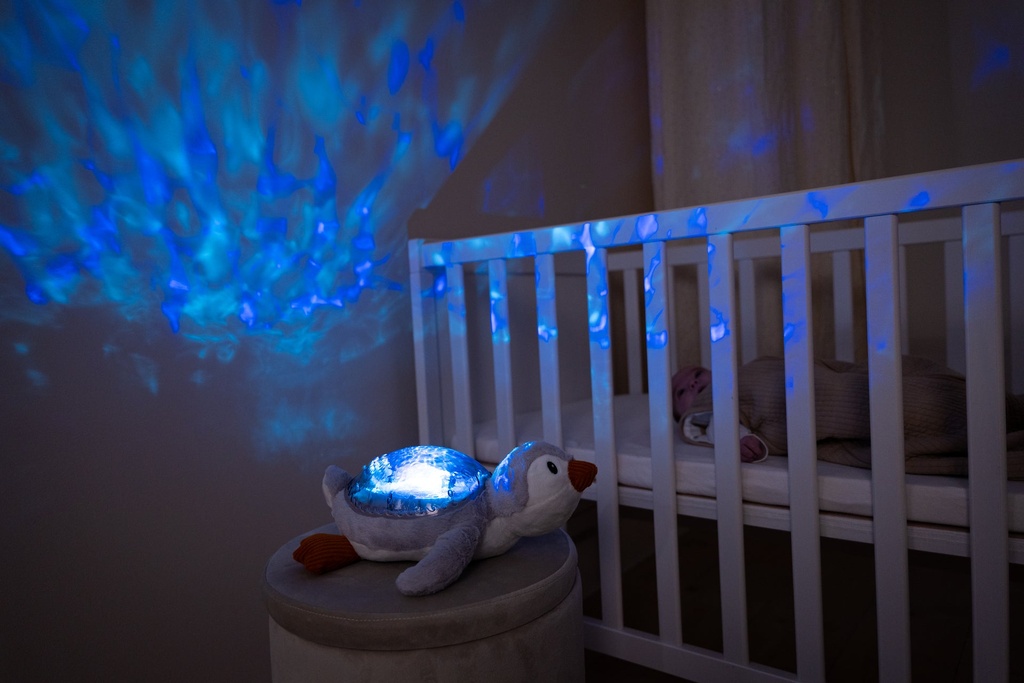 Veilleuse pingouin Tranquil Penguin Gris - Cloud B ★