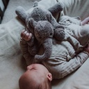 George Peluche rechargeable avec battements de cœur Éléphant Gris - Flow Amsterdam ★