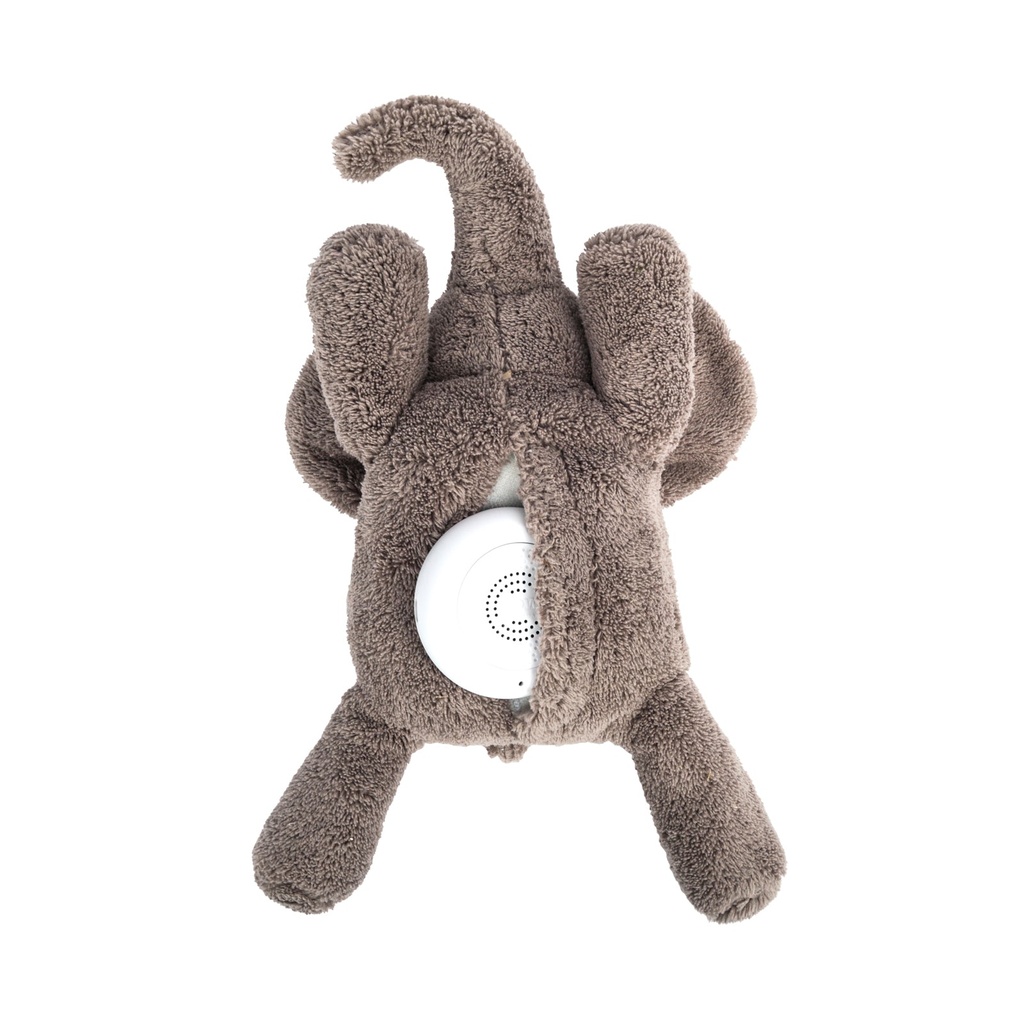 George Peluche rechargeable avec battements de cœur Éléphant Gris - Flow Amsterdam ★
