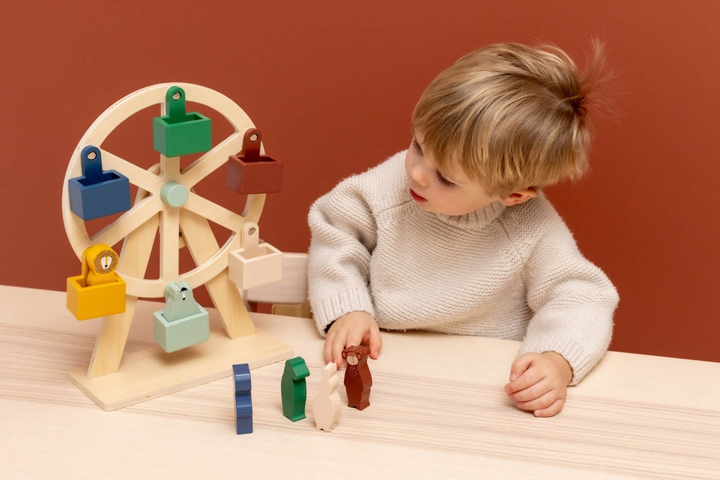 Grande Roue en bois Animaux - Trixie ★