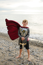 Tunique et cape de Chevalier Cap Argent - Great Pretenders ★