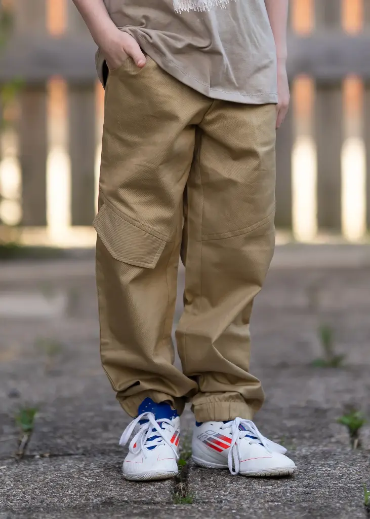 Mads pants Cream - Hänevild (86-92)