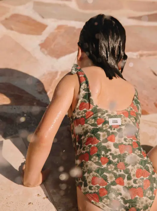 Maillot de bain 1 pièce Roberta Fraises - Studio Bohème (4 ans)