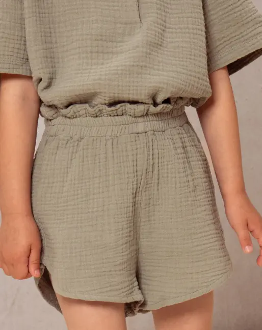 Short Georgette Vert de gris (4 ans)