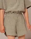 Short Georgette Vert de Gris - Studio Bohème