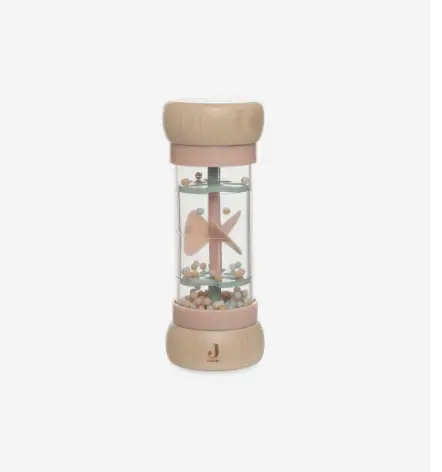 Bâton de pluie en bois Lovely Birds Rose - Jollein