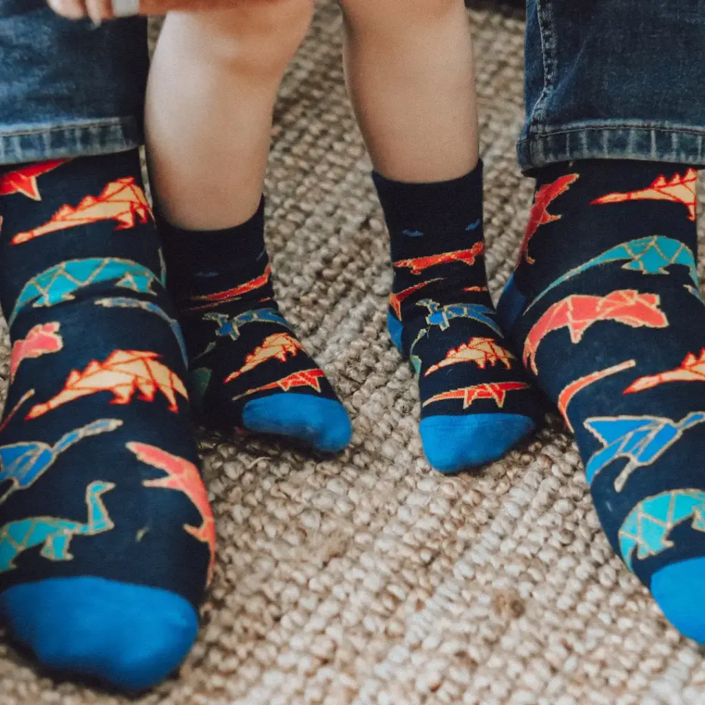 Chaussettes adultes Dino - Faves