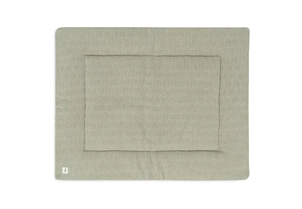 Tapis de Parc 75 x 95 cm Grain Knit Olive Green - Liste de naissance de Marine Falmagne et Gabin Vranckx