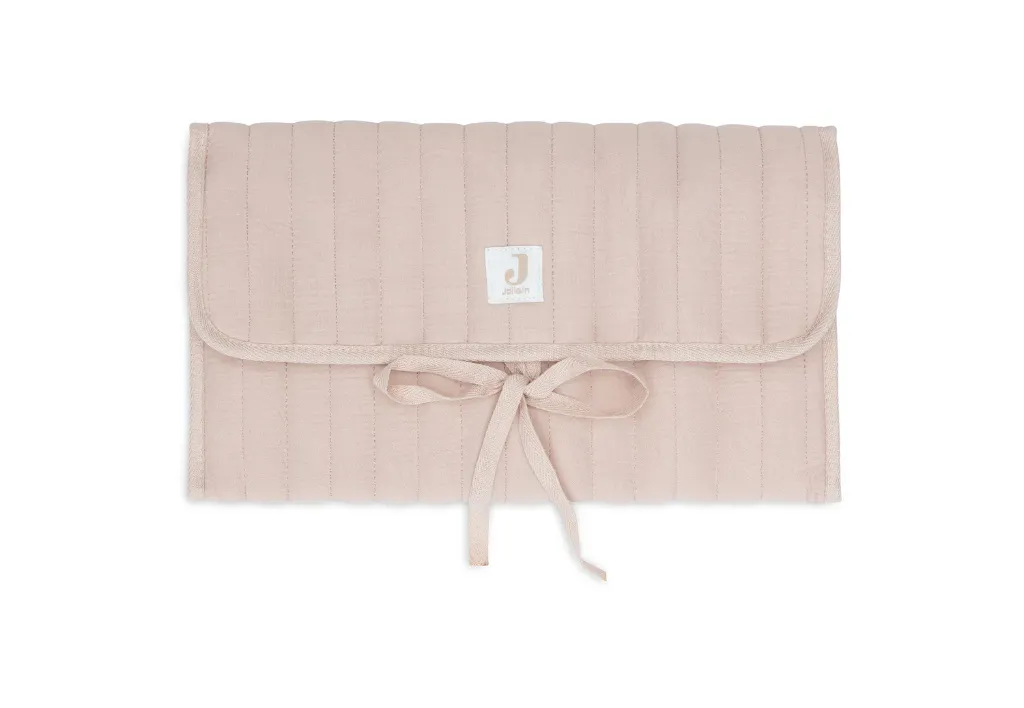 Portable Changing Mat Cotton Gauze Wild Rose - Jollein