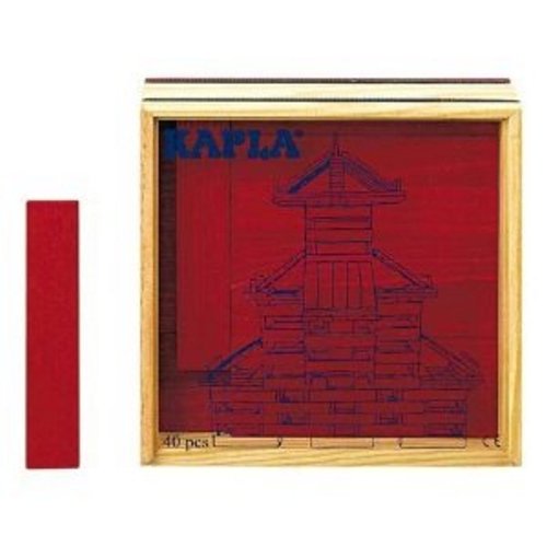 Kapla Carré Rouge 40 pièces - Liste de cadeaux d'anniversaire pour Basile