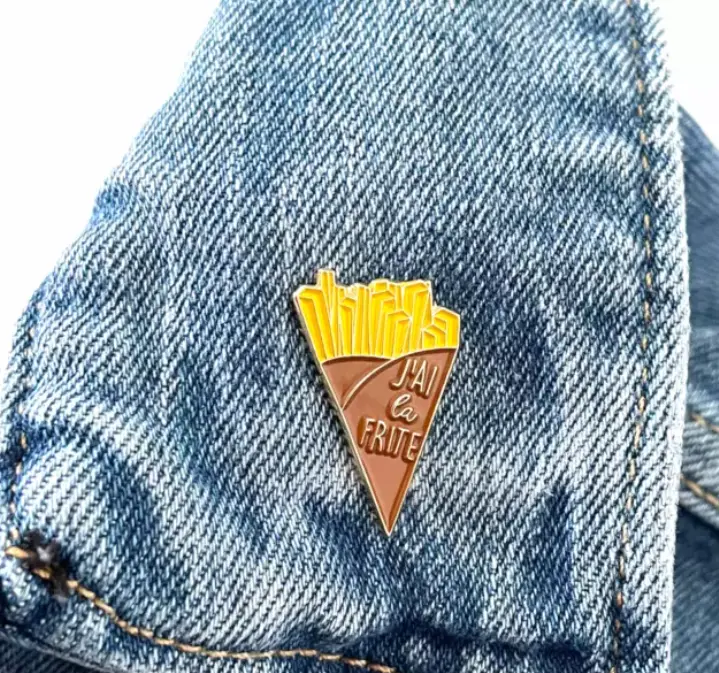 Pin's J'ai la frite - Liste de cadeaux d'anniversaire pour Basile