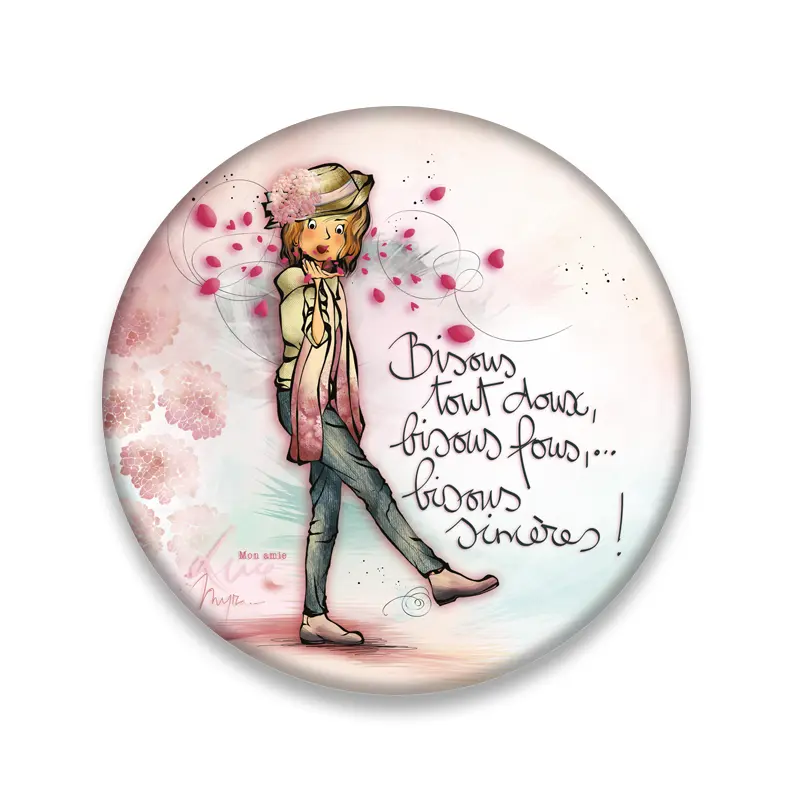 Magnet Bisous tout doux - Liste de cadeaux d'anniversaire pour Basile