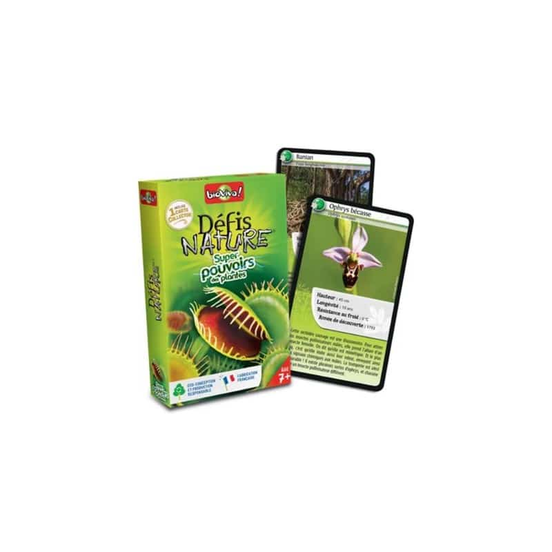 Jeu Défis Nature Super-pouvoirs des plantes - Liste de cadeaux d'anniversaire de Camille