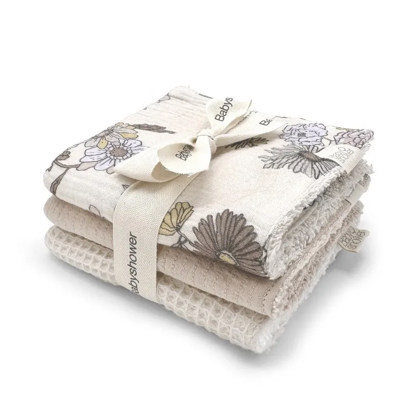Set of 3 Mini Cloths Bardot - Babyshower
