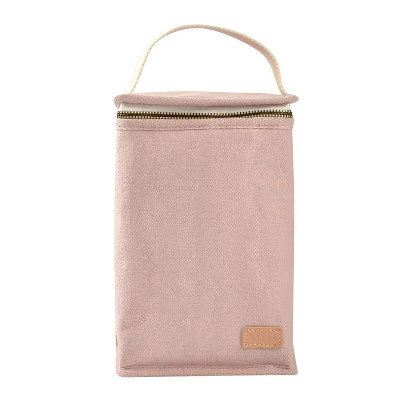 Pochette repas isotherme Rose poudré - Béaba
