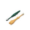 Fabio All Together Toddler Toothbrush - Yellow mellow / Garden green