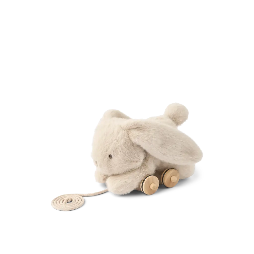 Pera Rabbit Pull Along Toy - Mist