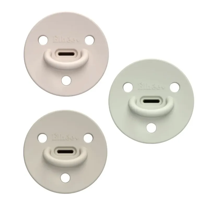 Pack of 3 Extra-Thin Orthodontic Pacifiers ChooChoo 0-6 months Billie - Elhée