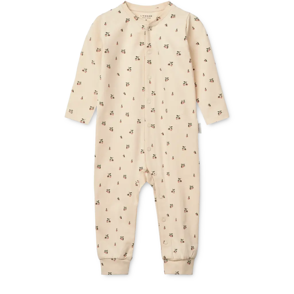 [LW20360-2475-62/68] Babypyjama met Print Birk Peach mini Sea shell - Liewood (62/68)