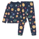 Printed Pajama Set Wilhelm Universe Classic navy - Liewood