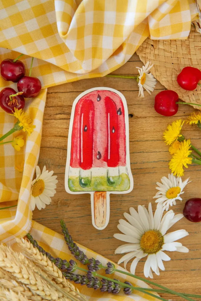 Carte postale Glace de Caroline Millet - Caro from Woodland