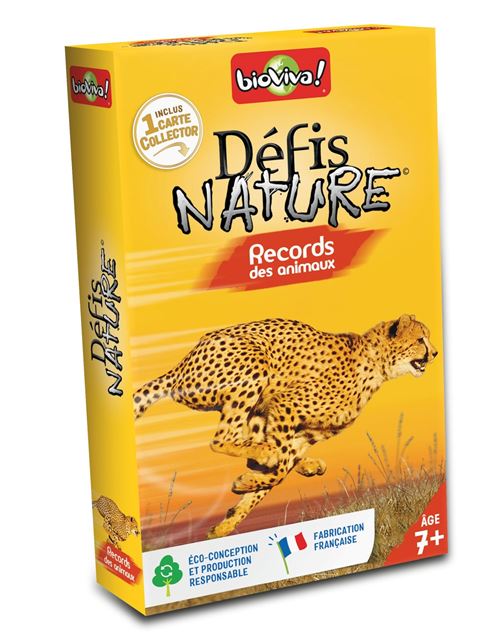Jeu Défis Nature Records des Animaux - Bioviva