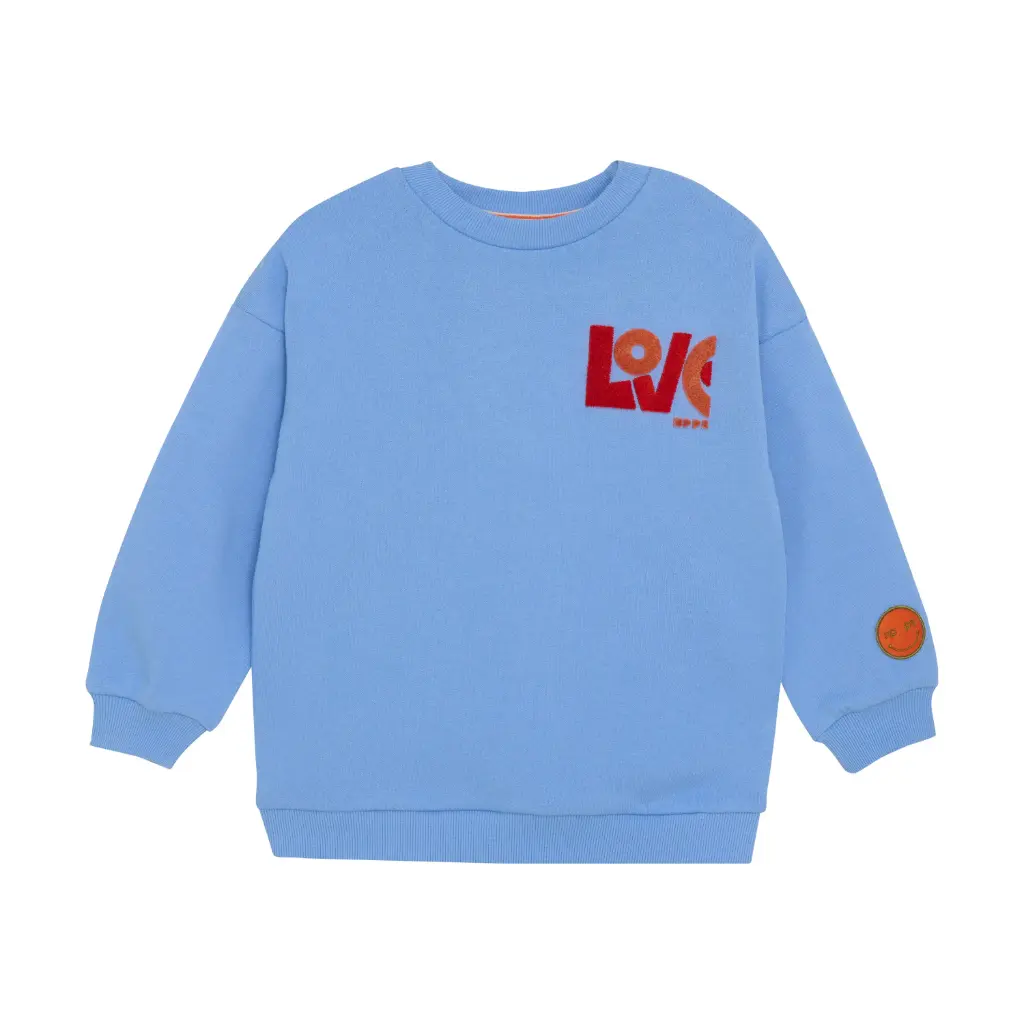 Long Sleeve Sweater Piggot Relaxed fit Cornflower - Noppies (92)
