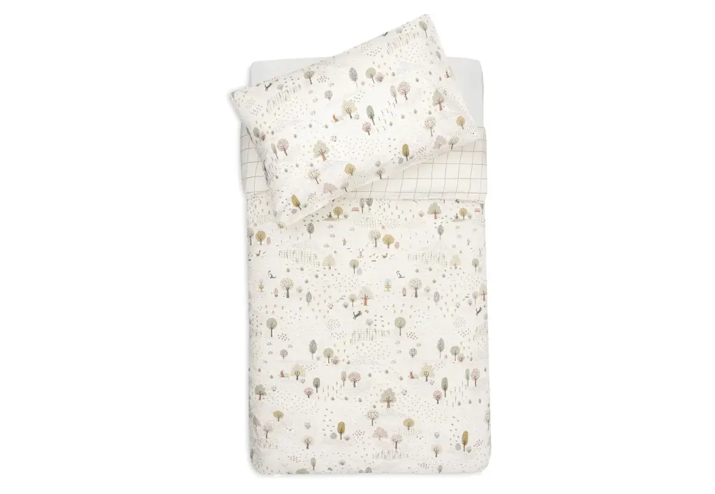 Duvet Cover and Pillowcase Tiny Park 100x140 cm - Jollein