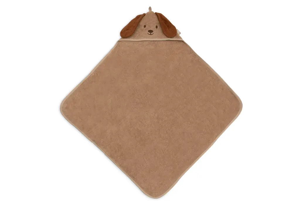 Terry Hooded Towel Diego the Dog - Jollein