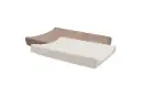 Housse matelas à langer éponge Duo Coffee/Ivory 2 unités - Jollein