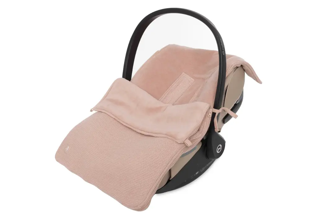 Voetenzak Groep 0+ 3/5-punts Basic Knit Wild Rose - Jollein
