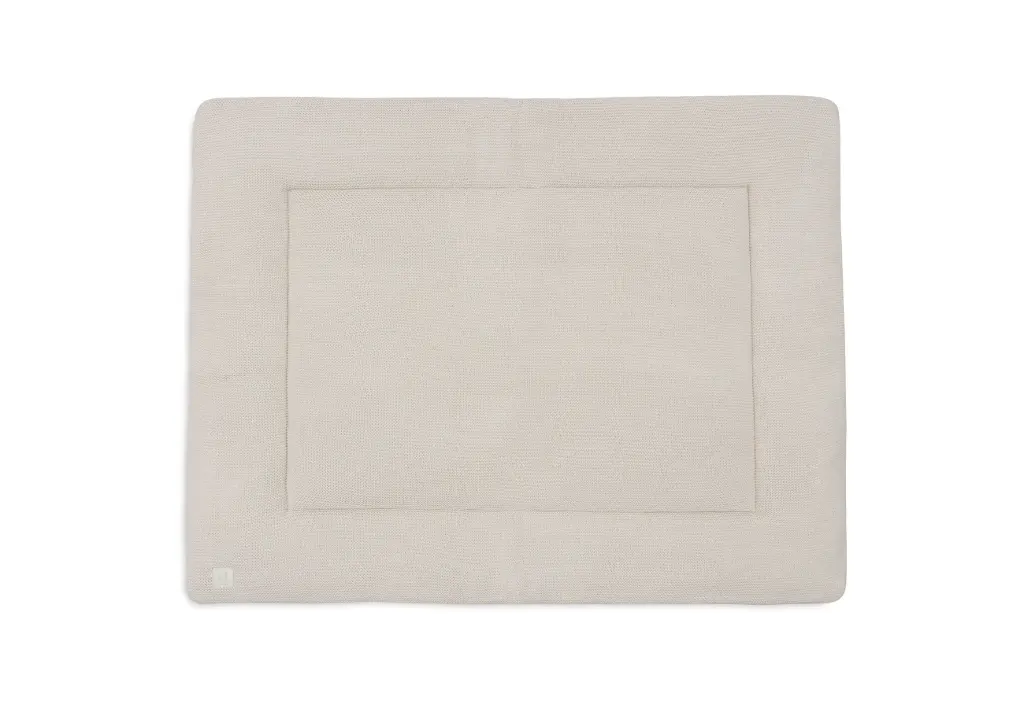 Tapis de parc Basic Knit Oatmeal 75x95 cm - Jollein