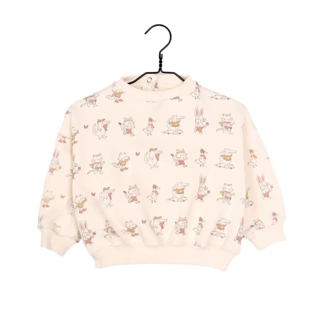 Sweater Soan Motief P'tits potes - Les Petites Choses (9 maanden)